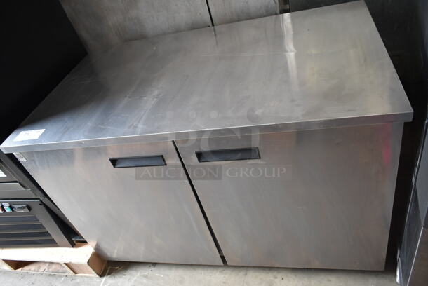 2015 Delfield UC4048-STAR Stainless Steel Commercial 2 Door Undercounter Cooler. 115 Volts, 1 Phase. Tested and Powers On But Does Not Get Cold - Image 1 of 4