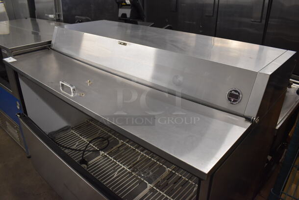 True TMC-58-S Stainless Steel Commercial Milk Cooler on Commercial Casters. 115/208-240 Volts, 1 Phase. 58x34x47 - Image 2 of 6