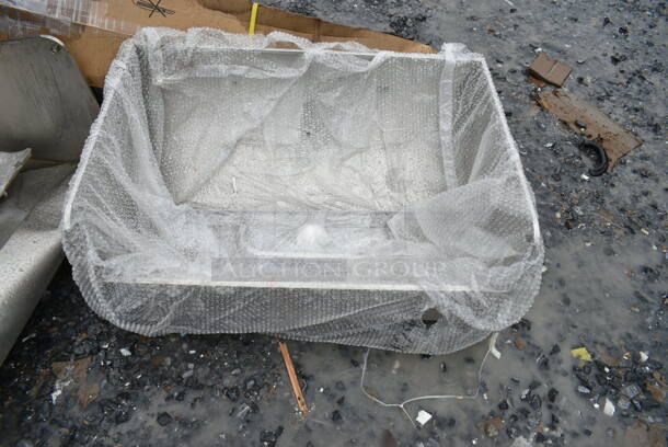 BRAND NEW SCRATCH AND DENT! Stainless Steel Roll Top Lid - 2 Pieces.  - Image 6 of 9