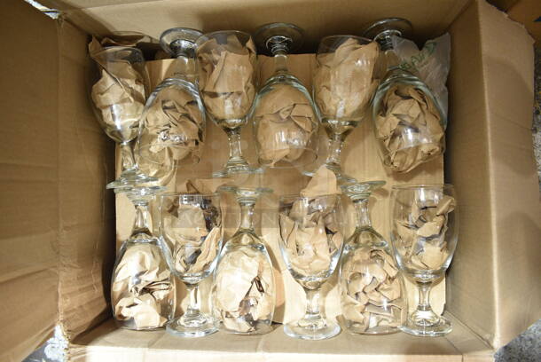 ALL ONE MONEY! Lot of 4 Boxes of Various Glassware Including Wine Glasses,  - Image 7 of 7