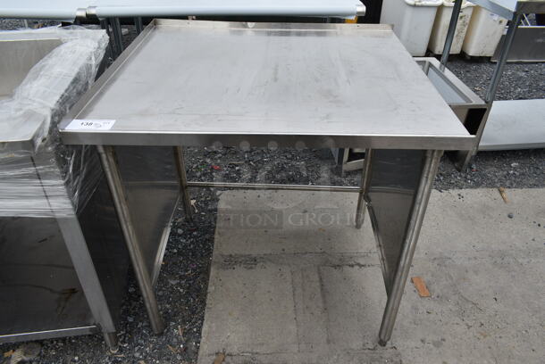 Stainless Steel Commercial Table. - Image 1 of 4