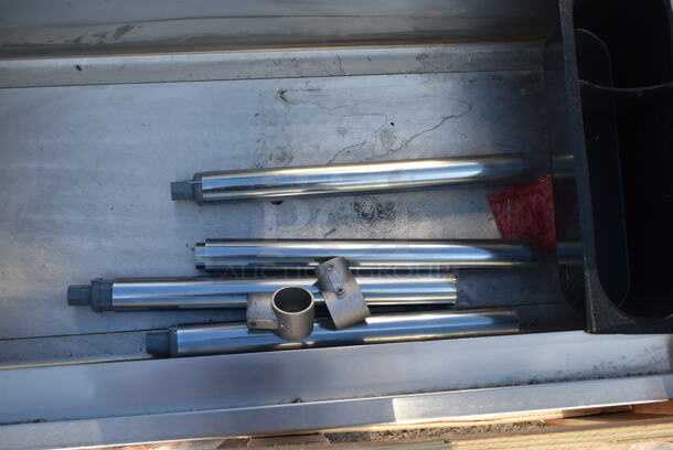 BRAND NEW SCRATCH AND DENT! Regency 600IB2136C7 21" x 36" Underbar Ice Bin with 7 Circuit Post-Mix Cold Plate and Bottle Holders - Image 4 of 7