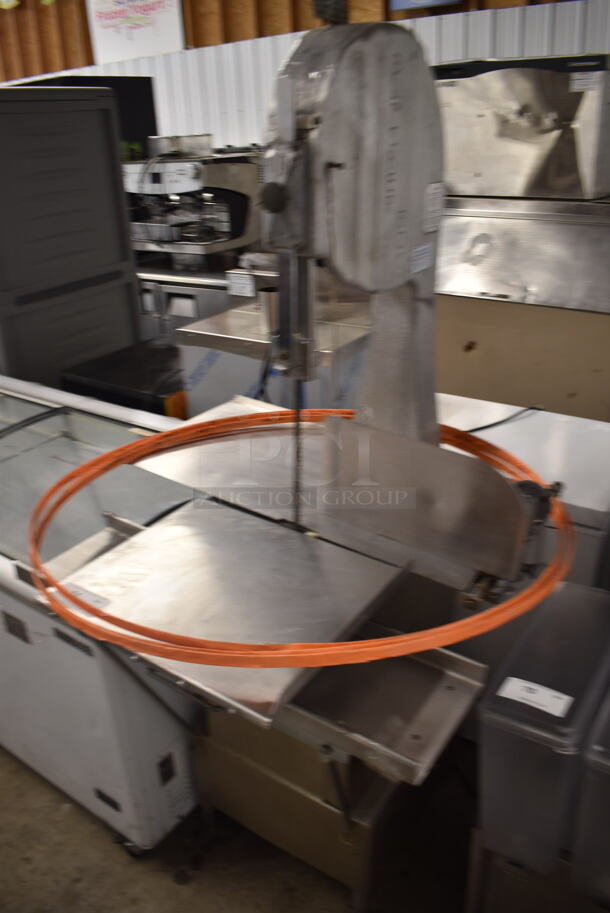 Butcher Boy B14-P Commercial Stainless Steel Floor Model Meat Saw And Includes Extra Blades. 208V, 1 Phase. - Image 3 of 10