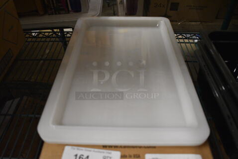 ALL ONE MONEY! Lot of 9 BRAND NEW IN BOX! Cambro Poly Lids! 12x18x1