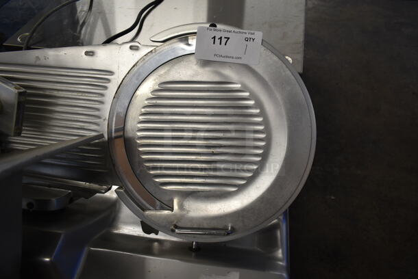 Univex 1000S Stainless Steel Commercial Countertop Automatic Meat Slicer. 115 Volts, 1 Phase. Tested and Does Not Power On - Image 3 of 7