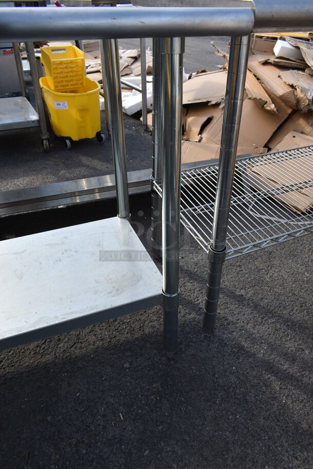Stainless Steel Table w/ Under Shelf. - Image 4 of 4