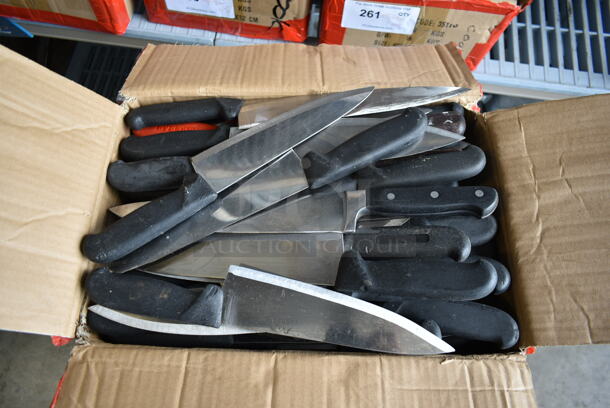 45 SHARPENED Stainless Steel Knives Including Chef Knives. 45 Times Your Bid! - Image 2 of 6