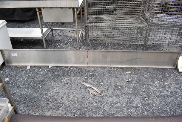 Stainless Steel Shelf. 124x14x13 - Image 1 of 5