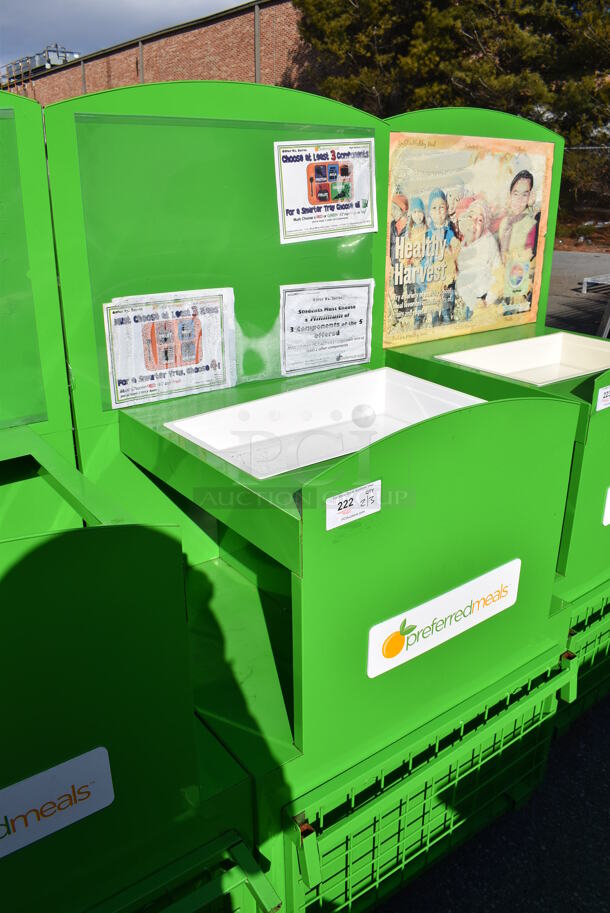Green Metal Cart on Commercial Casters. 32x30x65 - Image 5 of 5