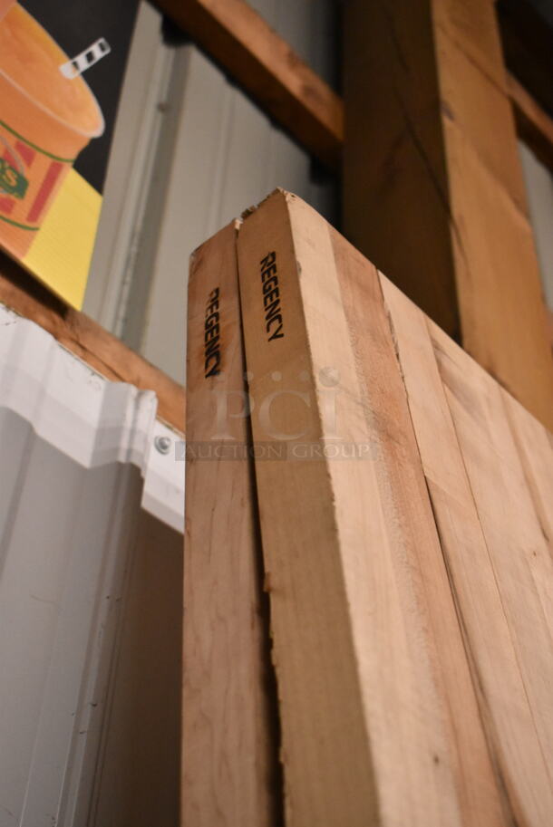 2 BRAND NEW SCRATCH AND DENT! Regency Wooden Butcher Block Tabletop. 2 Times Your Bid! - Image 4 of 4