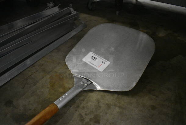 Metal Pizza Peel. 12x35x1 - Image 2 of 2