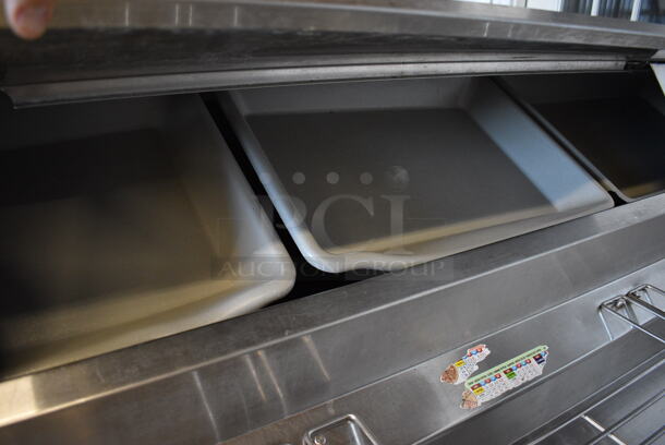 Randell Stainless Steel Commercial Prep Table on Commercial Casters. 115 Volts, 1 Phase. 120x34x51. Tested and Powers On But Temps at 50 Degrees - Image 4 of 12