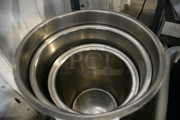 4 Various Metal Cylindrical Drop In Bins. Includes 10x10x11. 4 Times Your Bid! - Image 2 of 3