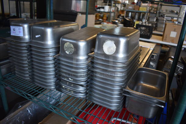 50 Stainless Steel 1/3 Size Drop In Bins. 1/3x4. 50 Times Your Bid! - Image 2 of 4