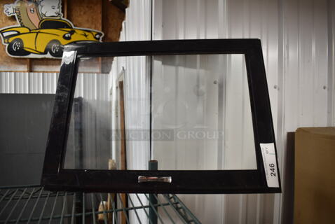 Glass Door. 