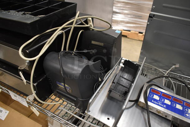 ALL ONE MONEY! Tier Lot of Various Items Including 2 Metal Cash Drawers and Merlin II Timer. - Image 3 of 5