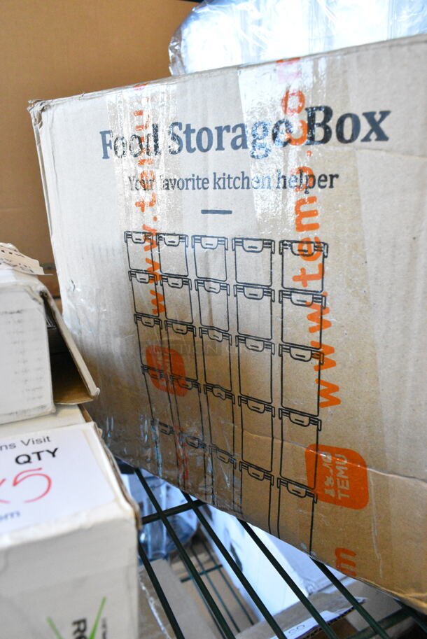 BRAND NEW SCRATCH AND DENT! Food Storage Boxes - Image 4 of 6