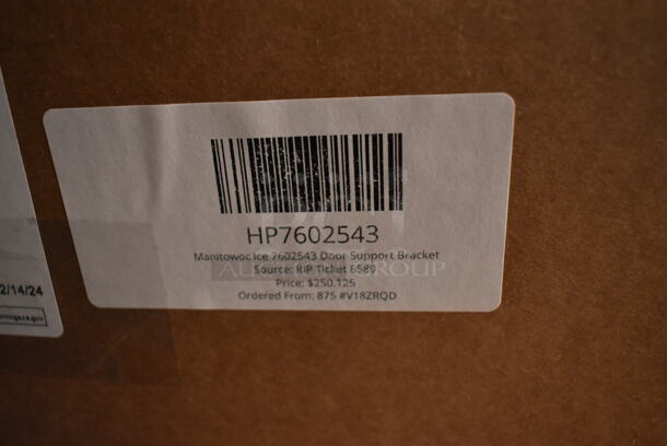 BRAND NEW SCRATCH AND DENT! Manitowoc Ice 7602543 Door Support Bracket - Image 3 of 3