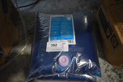 ALL ONE MONEY! Lot of 2 Ecolab Marketguard 75 Ultra Concentrated Pot and Pan Detergent