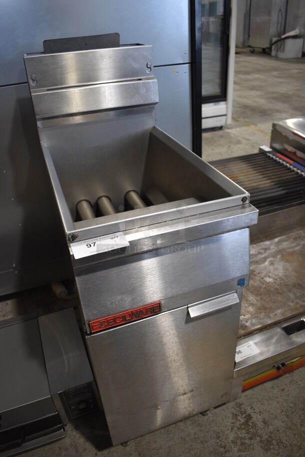 Cecilware Model FMS403HP Stainless Steel Commercial Natural Gas Powered Deep Fat Fryer. 110,000 BTU. 15.5x31x46 - Image 3 of 6