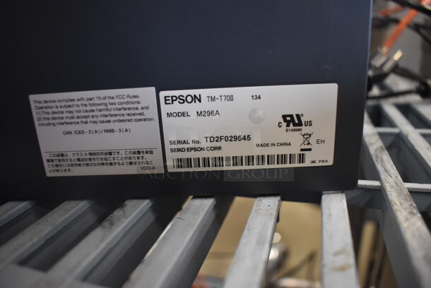 Epson M296A Receipt Printer. 5x8x5 - Image 4 of 4