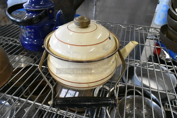 4 Various Items Including Watering Can and 3 Teapots. 4 Times Your Bid!  - Image 4 of 8