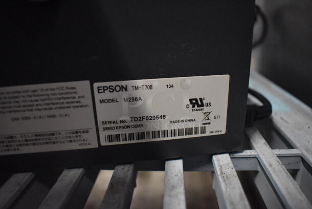 Epson M296A Receipt Printer. 5x8x5 - Image 4 of 4