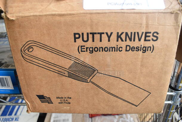 ALL ONE MONEY! Lot of 60 BRAND NEW Putty Knives / Scrapers! 3x8.5 - Image 5 of 5