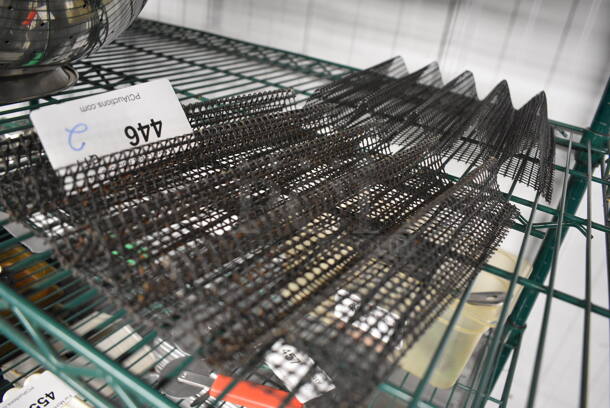 2 Black Mesh Wave Trays. 10x9.5x1.5. 2 Times Your Bid! - Image 2 of 2
