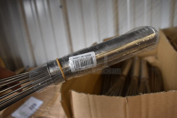 9 BRAND NEW IN BOX! Update Stainless Steel Whisks. 15.5". 9 Times Your Bid! - Image 3 of 3