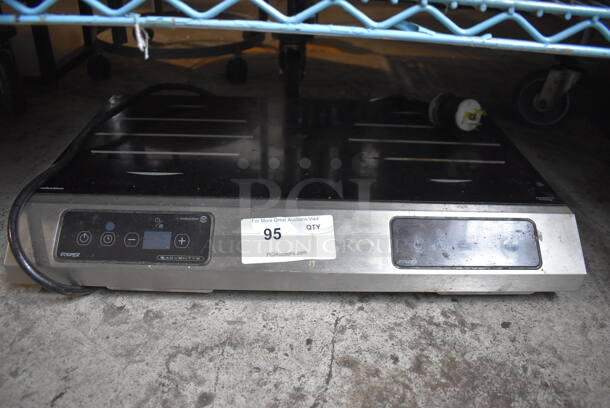 Equipex GL23500 Stainless Steel Commercial Countertop Electric Powered 2 Burner Induction Range. 208/240 Volts, 1 Phase.