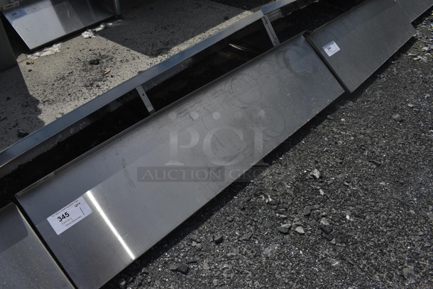 Stainless Steel Shelf w/ Wall Mount Brackets. 48x12x12 - Image 2 of 3