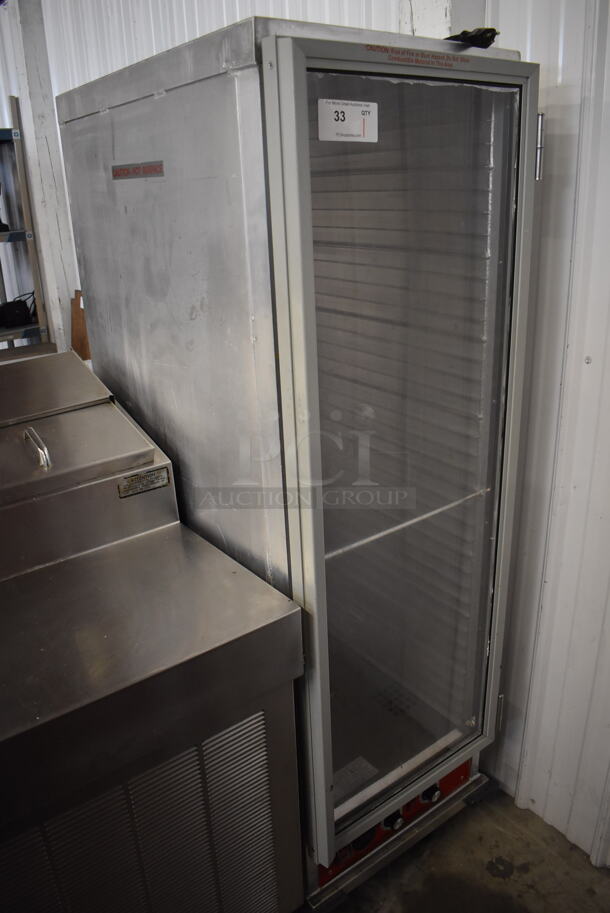 Avantco Metal Commercial Heated Holding Cabinet on Commercial Casters. 21x33x66. Tested and Working! - Image 2 of 4