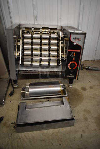 APW Wyott M-2000 Stainless Steel Commercial Countertop Vertical Toaster. 208 Volts, 1 Phase. 23x15x20