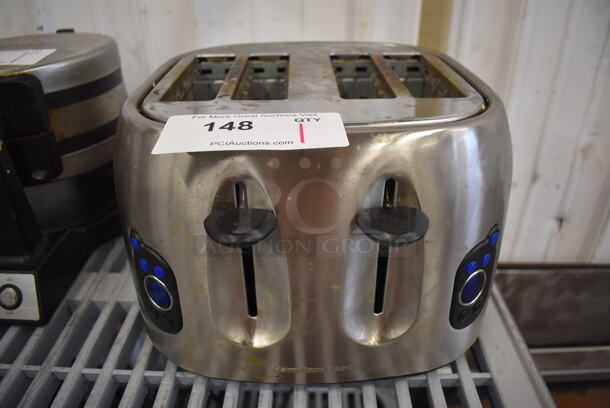 Hamilton Beach Metal Countertop 4 Slot Toaster. 120 Volts, 1 Phase. 11x11.5x8 - Image 1 of 5