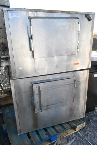 Stainless Steel Commercial Ice Bin. 