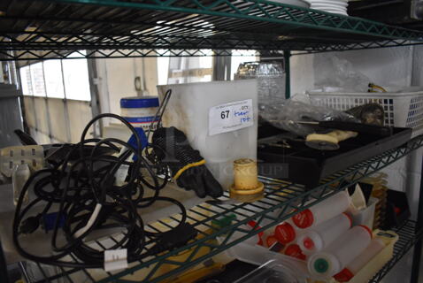 ALL ONE MONEY! Tier Lot of Various Items Including Cash Drawer Insert and Tins