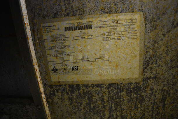 Pitco Frialator Model SG18 Stainless Steel Commercial Natural Gas Powered 2 Bay Deep Fat Fryer w/ Left Side Dumping Station on Commercial Casters. 140,000 BTU. 59x34x47 - Image 6 of 8