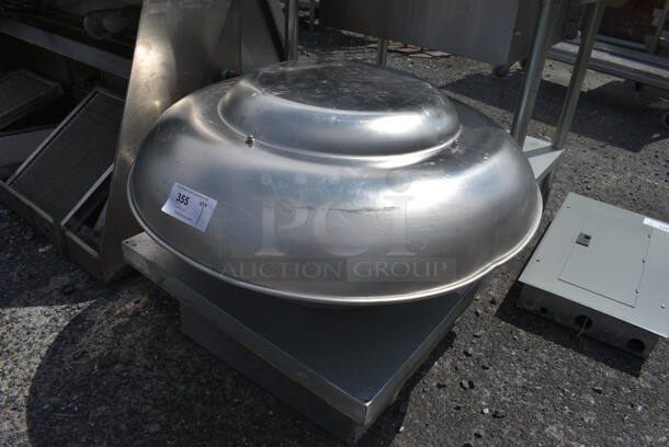 2020 FloAire Model DMUA18 Metal Commercial Rooftop Exhaust Fan. 115 Volts, 1 Phase. 32x32x25 - Image 2 of 5