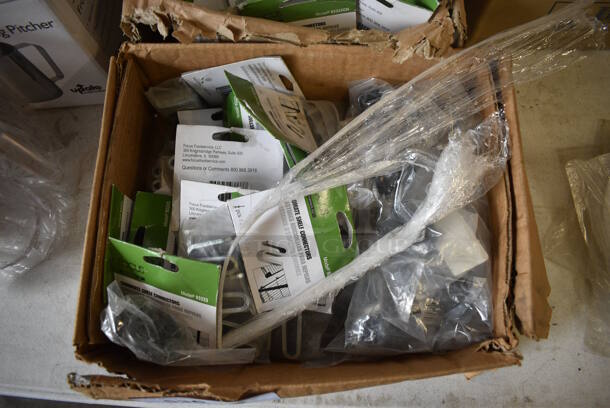 ALL ONE MONEY! Lot of 3 Boxes of Items Including Shelf Connectors! - Image 2 of 4