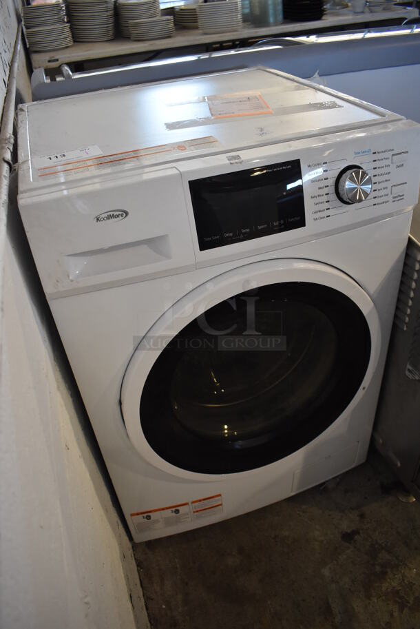 KoolMore FLW-3CWH Metal Front Load Washing Machine. 120 Volts, 1 Phase. 23.5x26x33.5 - Image 4 of 9