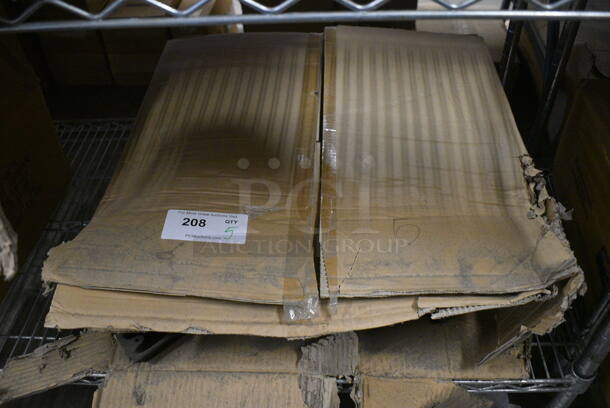 5 BRAND NEW IN BOX! Metal Table Base Cross Feet. 29x21.5x2. 5 Times Your Bid! - Image 4 of 4