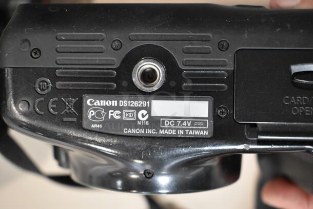 2 Canon Rebel T3 Digital Cameras w/ Lens and Strap. Comes w/ 3 Battery, 1 Charger, 2 Lens Caps. 2 Times Your Bid! - Image 2 of 12