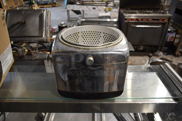 Broil-Quik Stainless Steel Countertop Fryer Cooker.  - Image 2 of 5