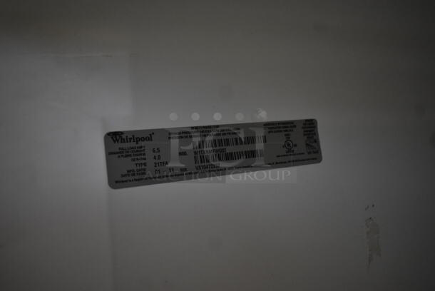Whirlpool W1TXNMFWQ02 Metal Cooler Freezer Combo Unit. 115 Volts, 1 Phase. Tested and Powers On But Does Not Get Cold
 - Image 6 of 6