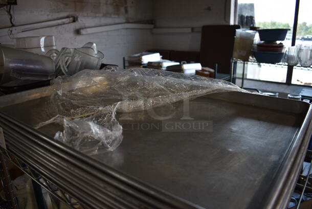 8 Metal Full Size Baking Pans. 18x26x1. 8 Times Your Bid! - Image 3 of 3