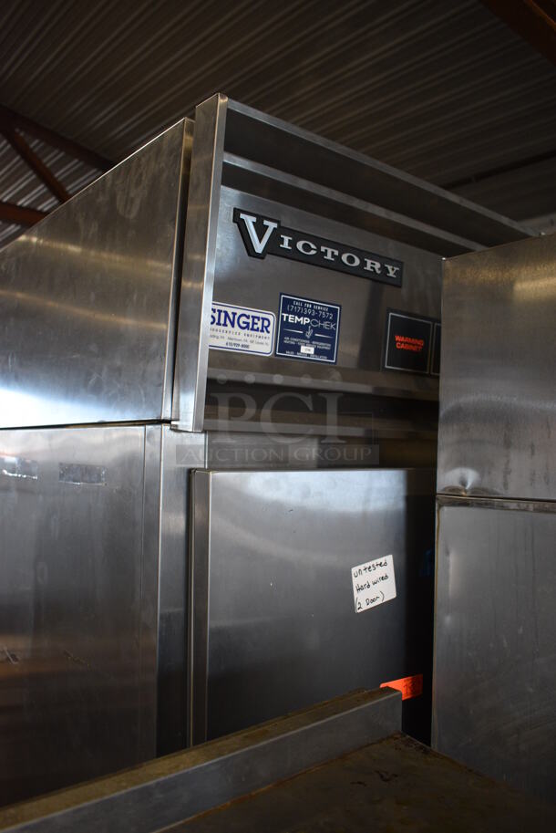 Victory HSA-1D-7-PT Stainless Steel Commercial Single Door Reach In Pass Through Cooler. 208-240 Volts, 1 Phase. 26.5x40x84 - Image 7 of 8