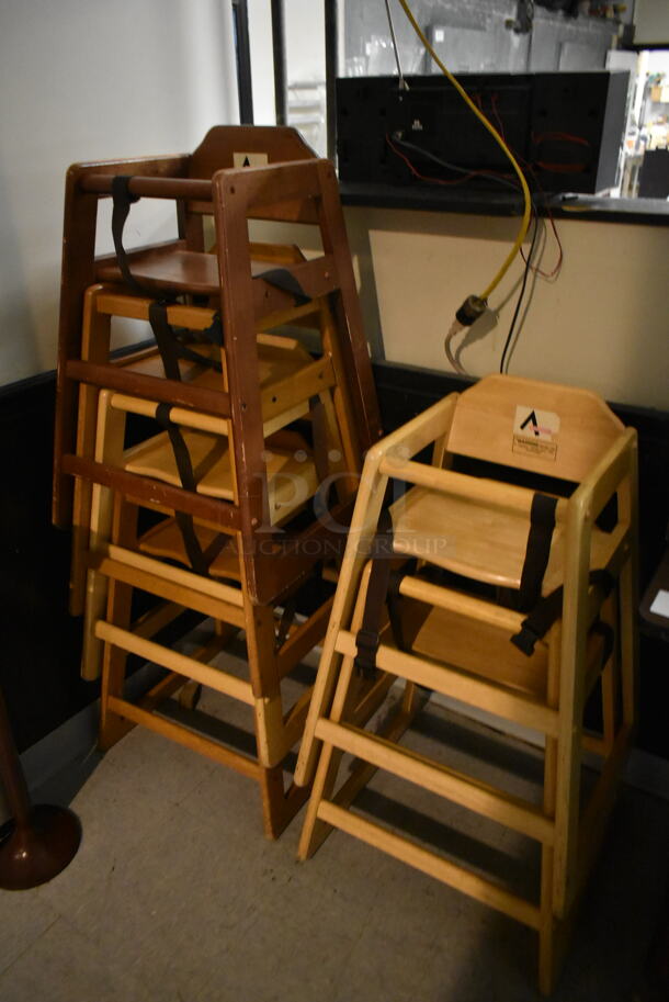 ALL ONE MONEY! ROOM LOT of Various Items Including 6 Wooden High Chairs and Table. BUYER MUST REMOVE. (hallway) - Image 5 of 5