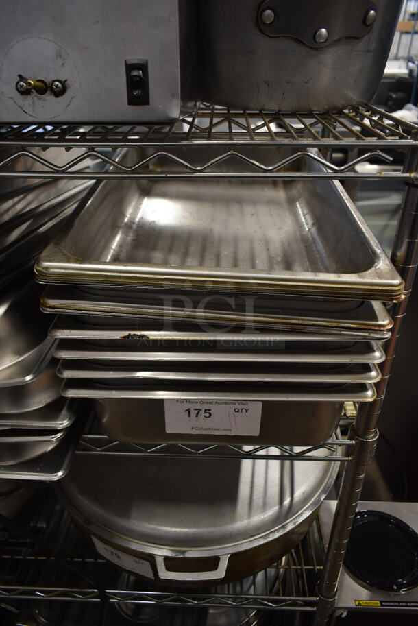 11 Stainless Steel Full Size Drop In Bins. 11 Times Your Bid! - Image 1 of 4