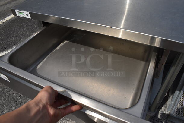 Regency Stainless Steel Table w/ Back Splash, Drawer and Under Shelf. 36x30x38 - Image 3 of 4